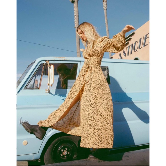 SOLD Billabong Nine Lives Wrap Maxi Dress - Picture 4 of 8